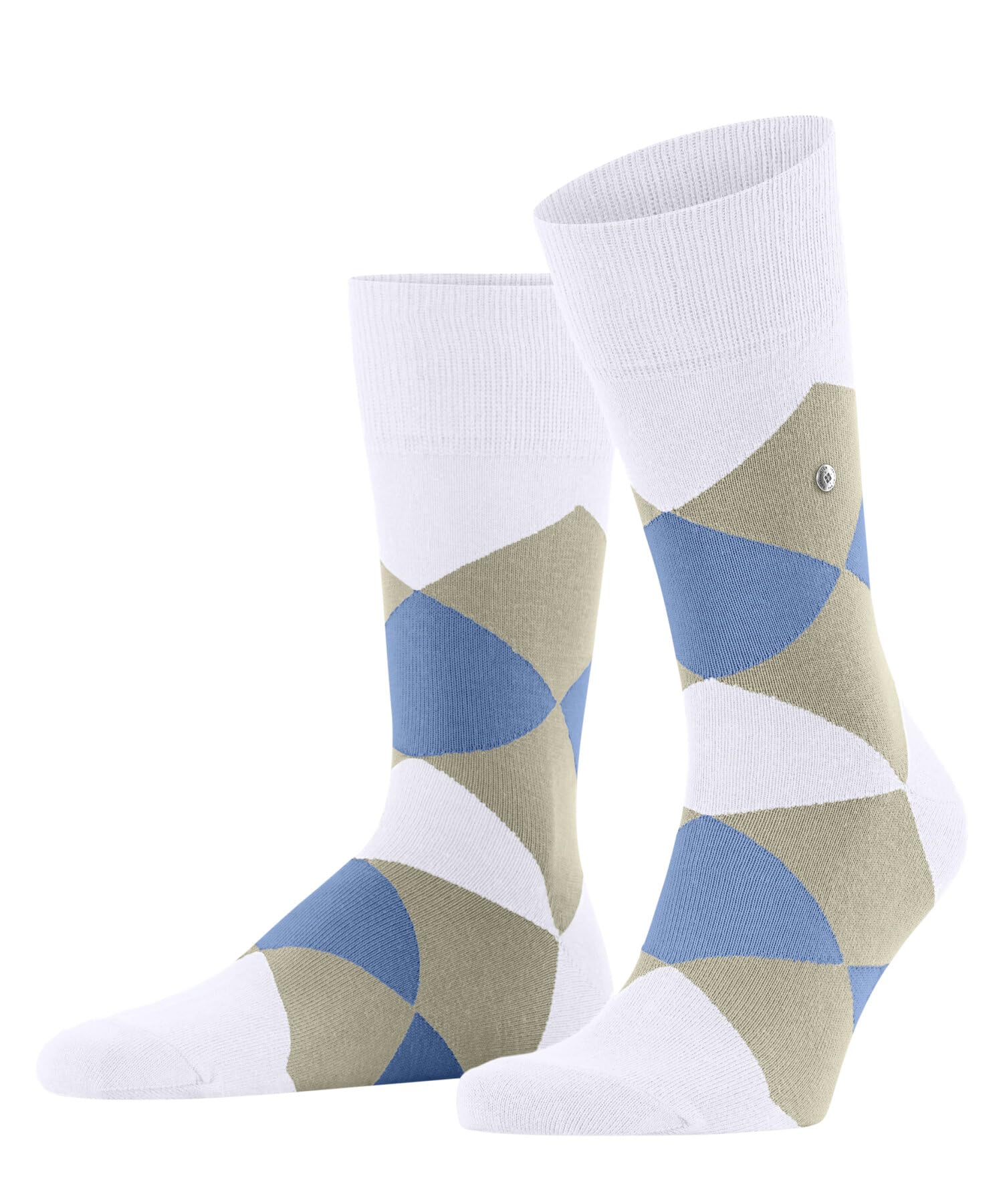 Burlington Men's Clyde Socks Breathable Cotton with Flat Seam Pressure-free Toe 