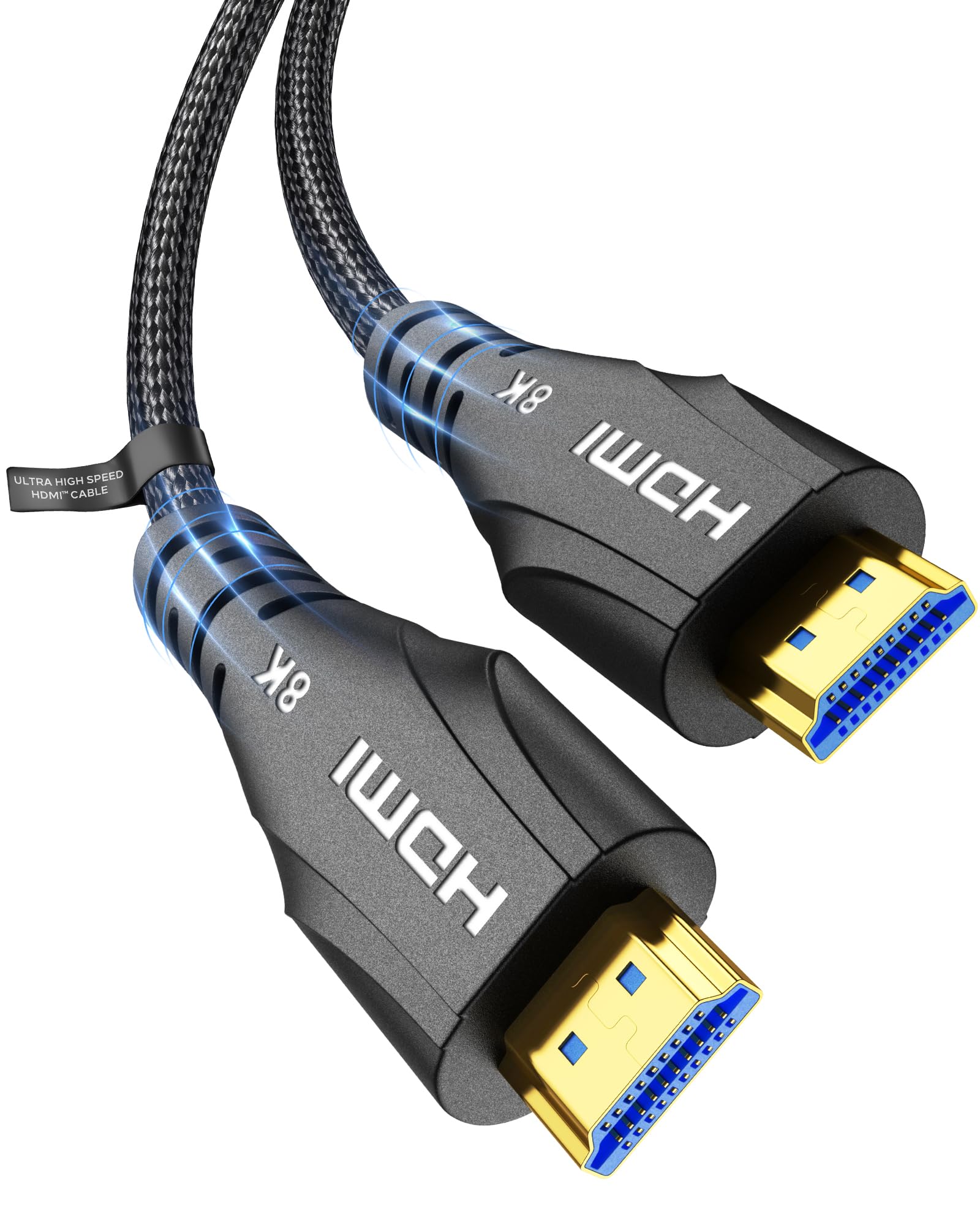 Cratree HDMI Cable 8K Ultra High Speed HDMI Cable, 10K 8K 60Hz 4K 120Hz 48Gbps 2