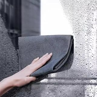 Magic Reusable Microfiber Cleaning Cloths Glass Cleaning Towel Washable Lint Free Rag Tools (XS)