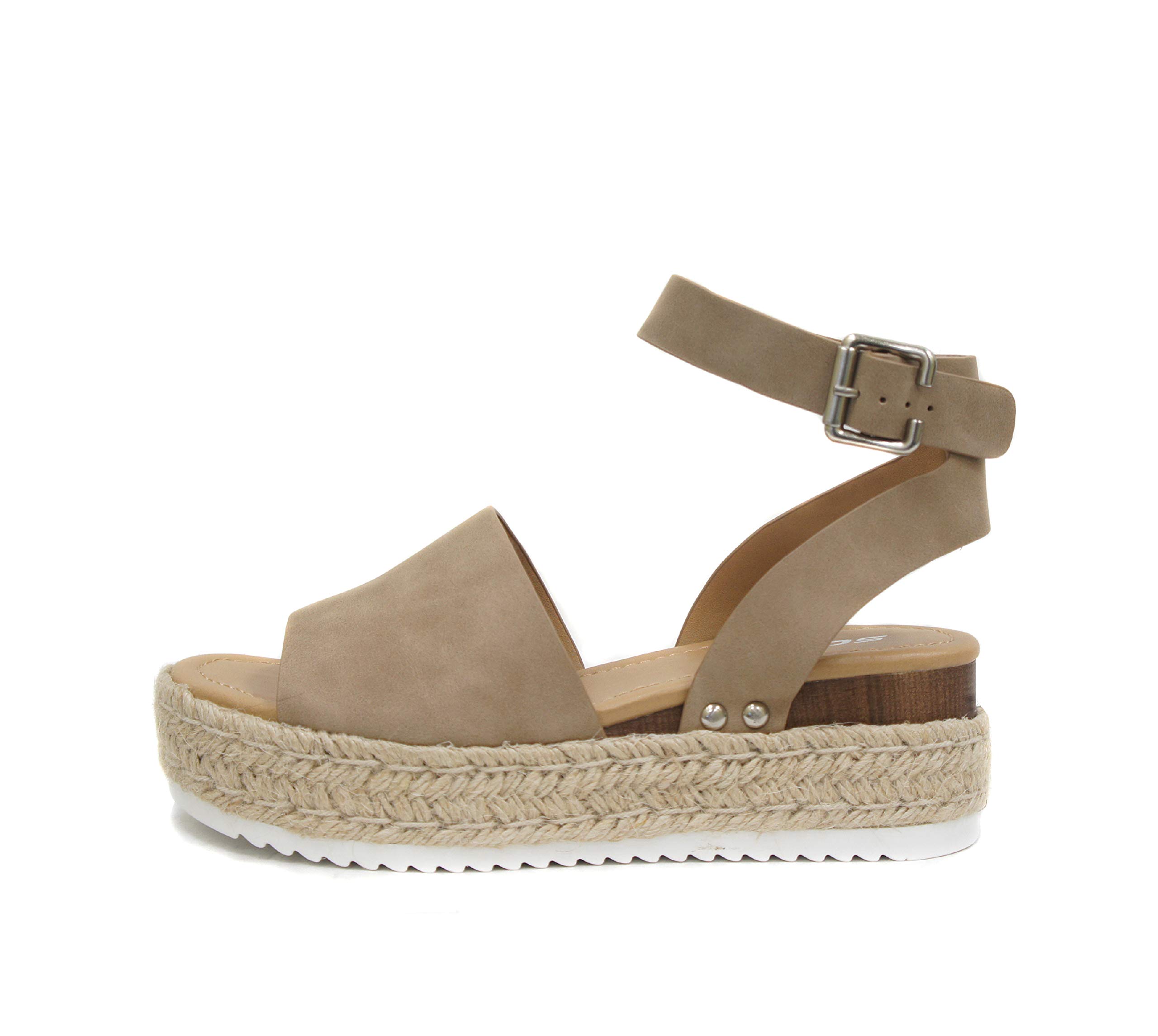 Soda Women's TopicEspadrille Wedge Sandal