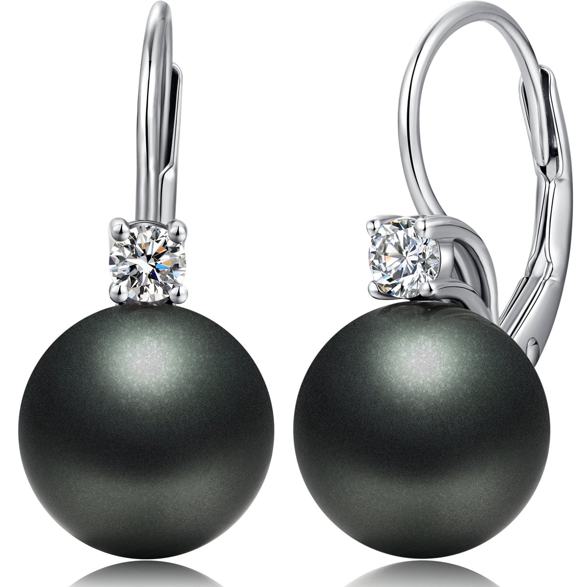 Pearl Earrings 925 Sterling Silver Pearl Earrings for Women Pearl Jewellery Gift