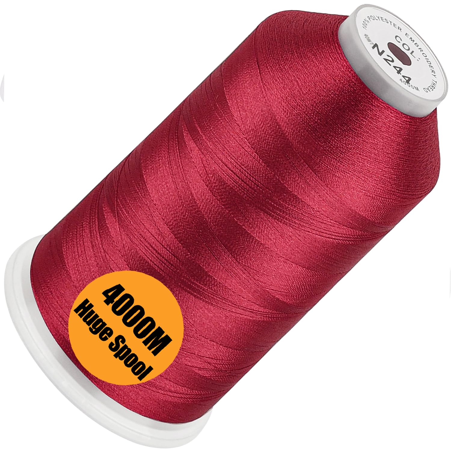 New brothread Huge Spool Embroidery Thread - Cardinal Red Fits Janome Color | Si