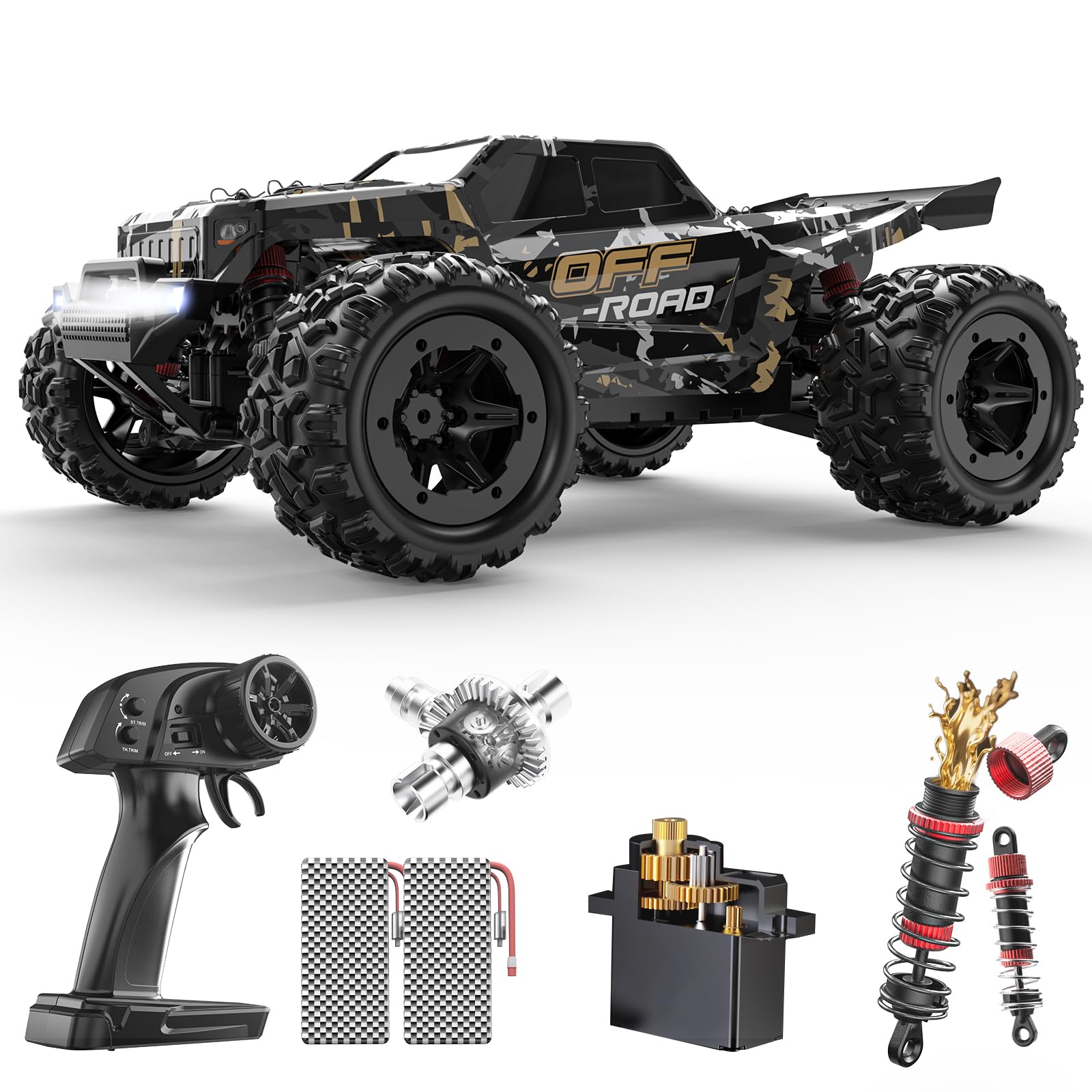 DEERC 9309E RC Cars for Adults 40KPH,All Terrain Fast Remote Control Car | 1/16 