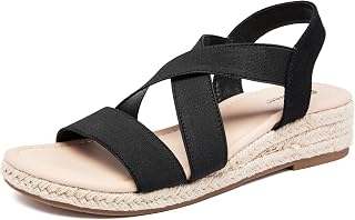 Ataiwee Women's Platform Wedge Sandals with Straps.
