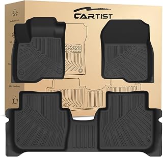 CARTIST Floor Mats Fits for Honda CRV 2027 2026 2025 2024 2023 Gas & Hybrid | All Weather Floor Line for CRV Accessories, Heavy Duty Car Mats, Odorless Waterproof 3D Custom Fit