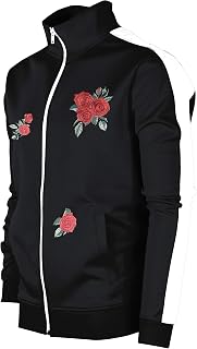 SCREENSHOT Men's Mens Urban Hip Hop Premium Track Jacket Side Taping Basic Urban (pack of 1)