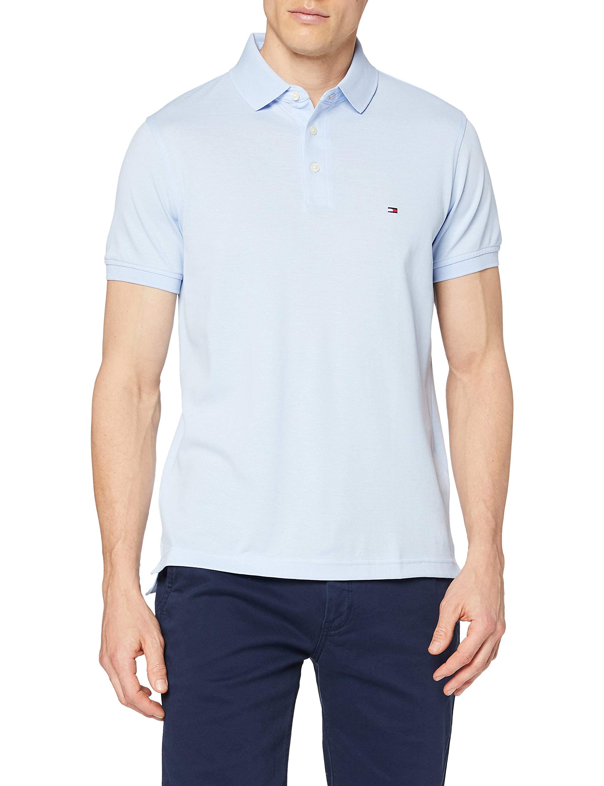 Tommy Hilfiger Men's Short-Sleeved Polo Shirt 1985 Slim Fit