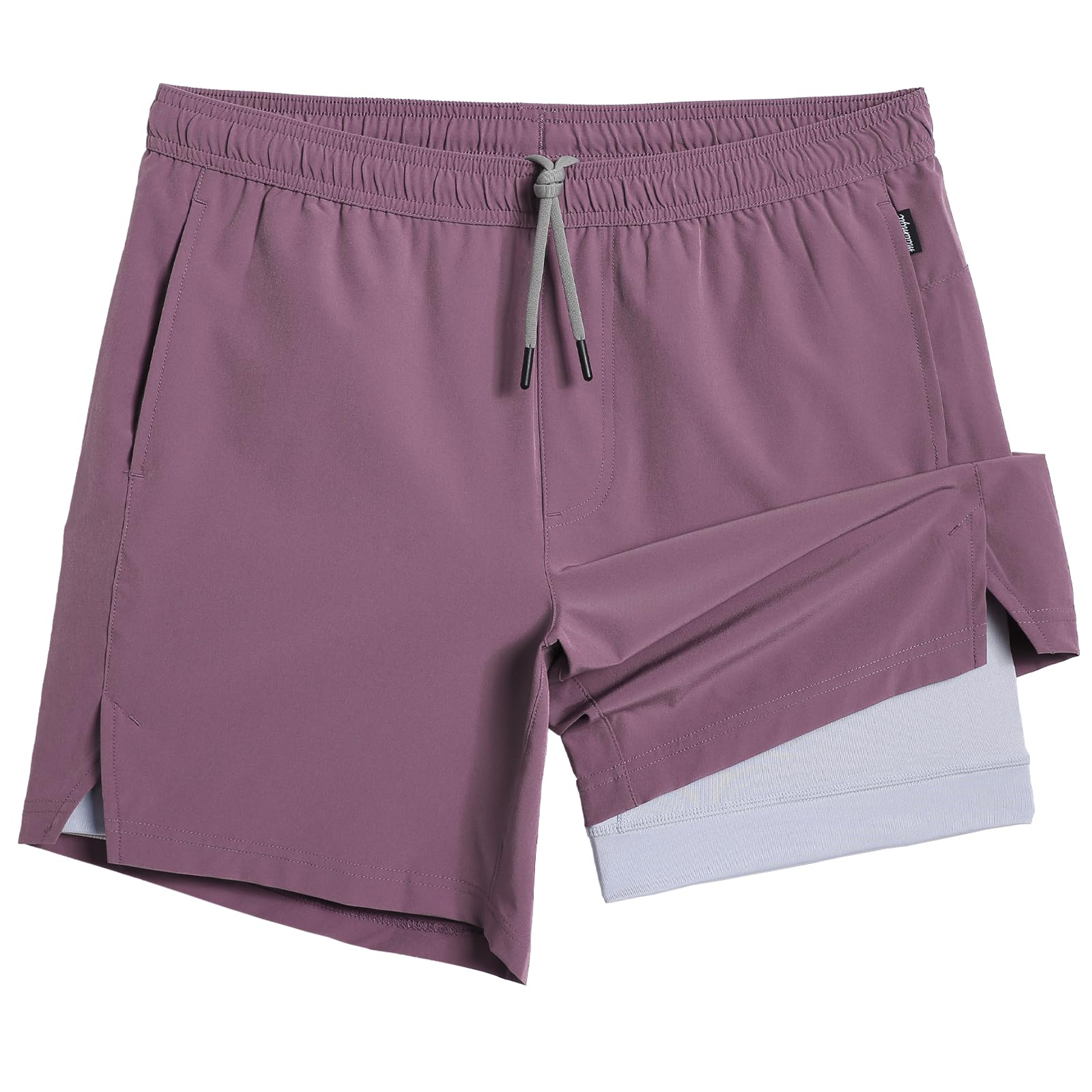 maamgic Men's Swim Trunks 5 Inch Mesh Lining Quick Dry Swim Shorts