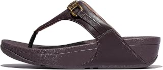 Fitflop Lulu Square-chain Leather Toe-post Sandals SandalWomen