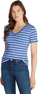 Tommy Hilfiger New Slim Cody Women's Short Sleeve V-Neck T-Shirt