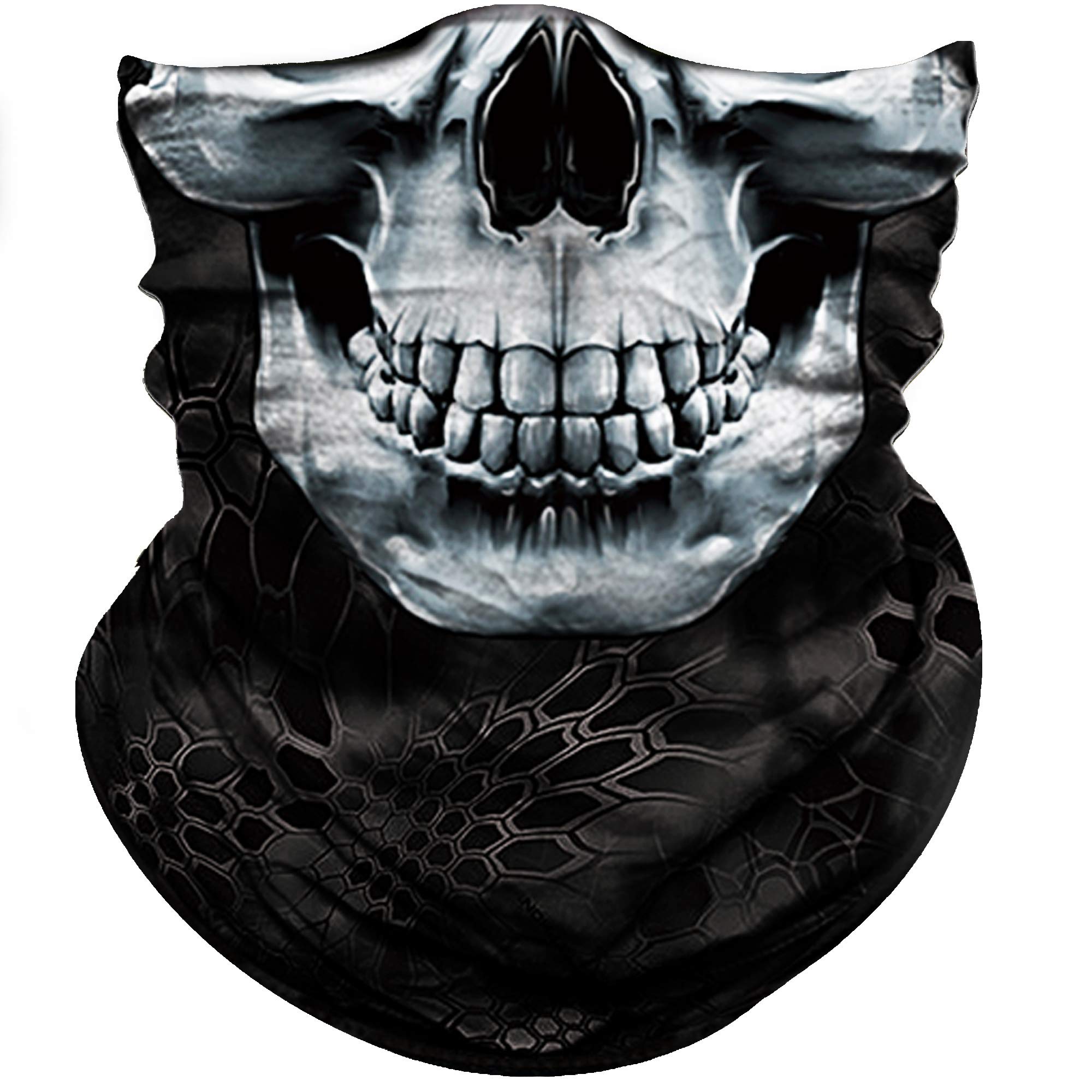 Obacle Seamless Face Mask Rave Bandana Men Women for Dust Sun Wind Protection
