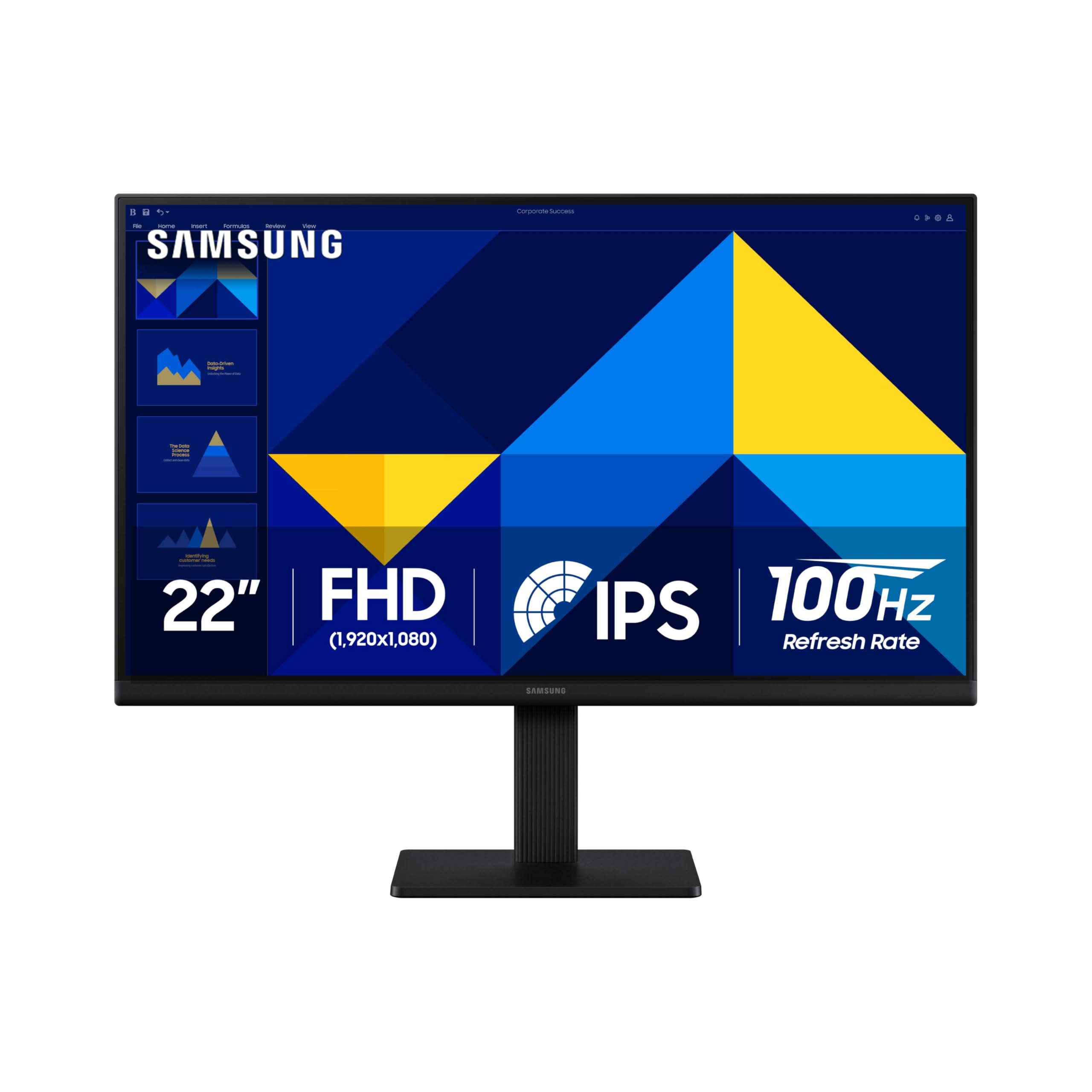 Samsung 27" (S30GD) Essential Monitor with IPS Panel | 100Hz Refresh Rate, Tilt 
