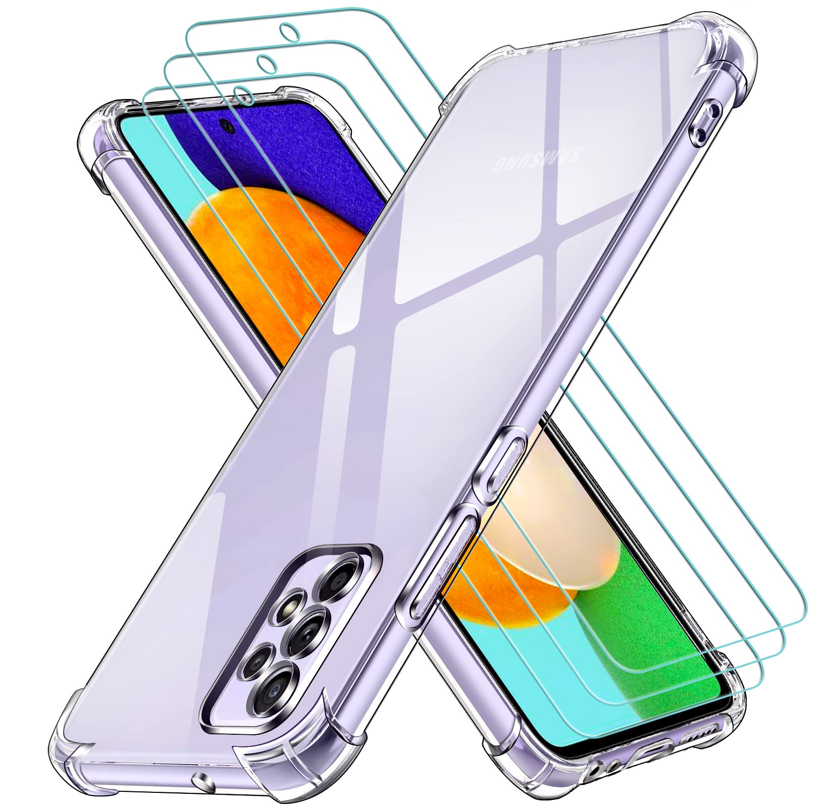 iVoler Magnetic Cover for Samsung Galaxy A52 4G / 5G / A52S 5G, Shockproof Case 
