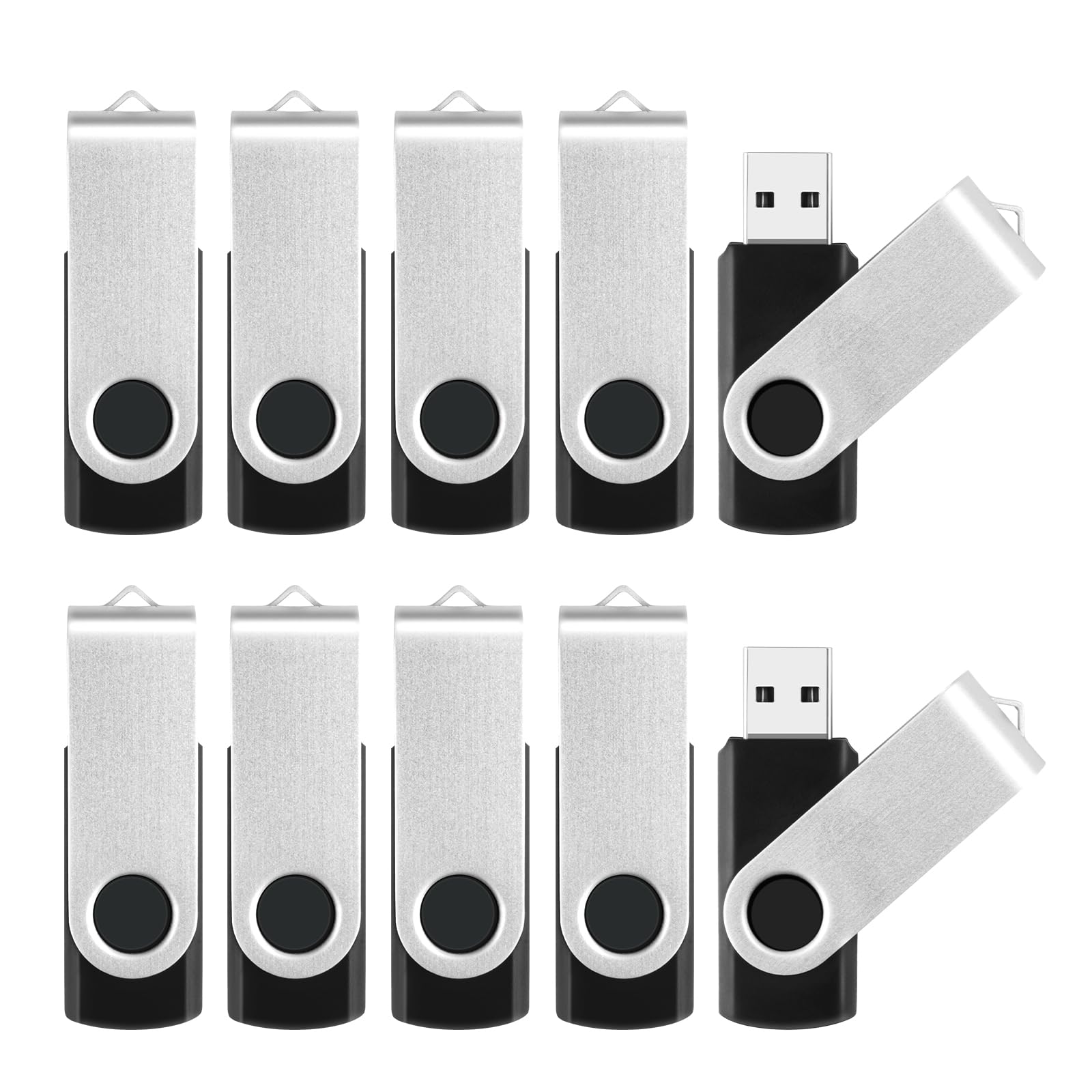 8GB Flash Drive 10 Pack Bulk USB Flash Drives, USB2.0 Thumb Drive USB Stick for 