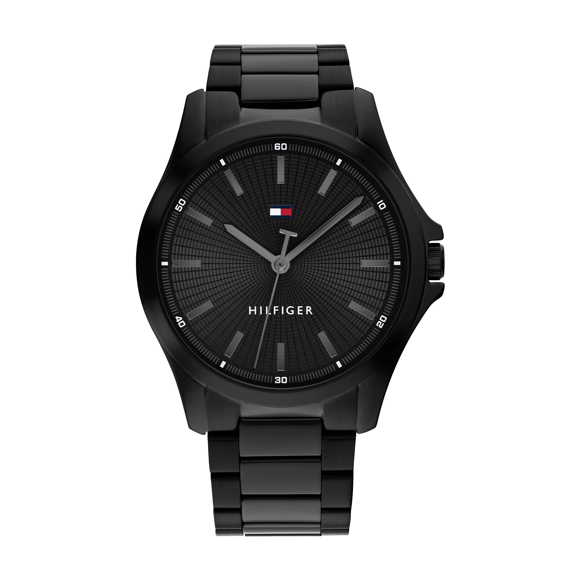 Tommy Hilfiger Bruce Men's Analogue Quartz Watch with Silicone and Stainless Ste