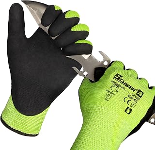 Schwer 36 Pairs A7 Cut Resistant Work Gloves, Touchscreen, CR3027, S