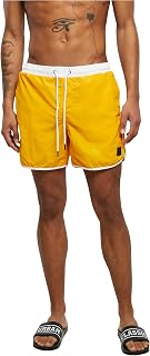 Urban Classics Retro Men Swim Trunks Grey Marengo 100% Nylon