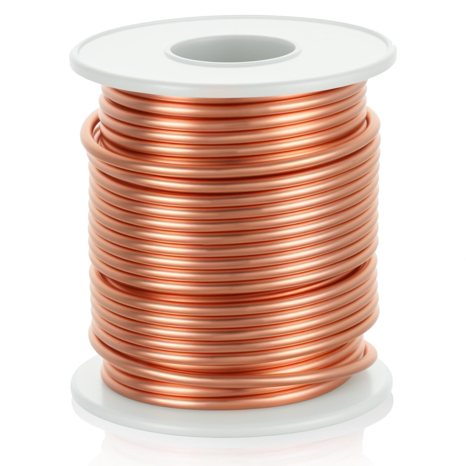 99.9% Pure Copper Wire (12 Gauge, 2MM), 50 Feet Solid Bare Copper Wire | 1 Pound