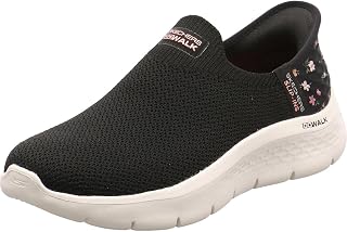 SKECHERS Women's Go Walk Flex Sunset Rose Hands Free Slip-ins Sneaker Boot