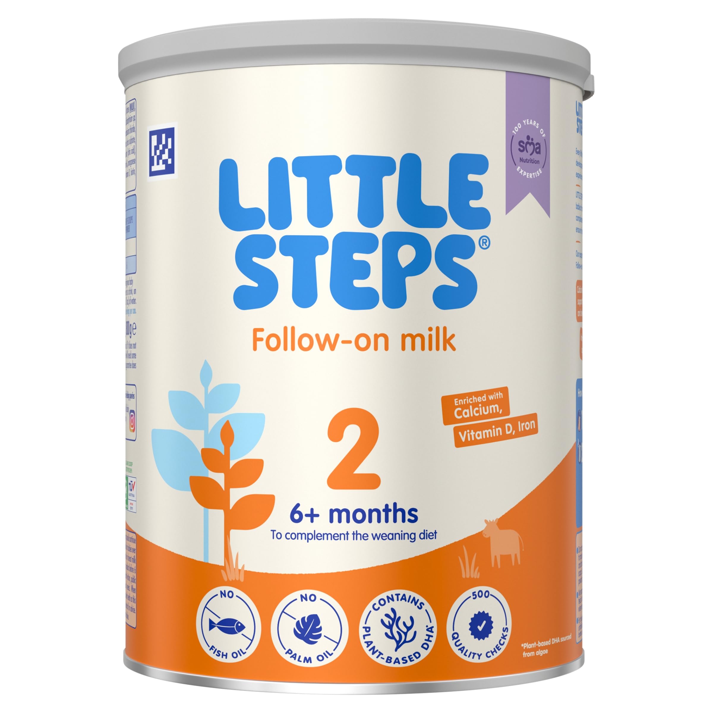 LITTLE STEPS Stage 2 Follow-on Baby Milk Formula Powder From 6-12 Months 800g