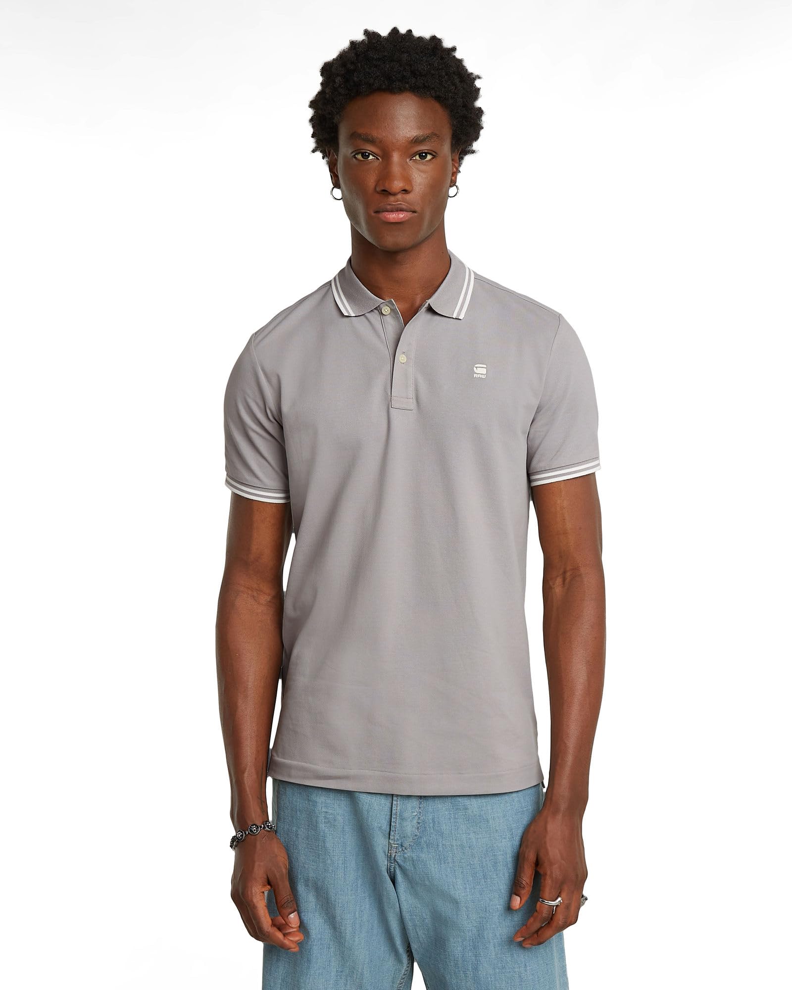 G-STAR Dunda Men's Slim Stripe Polo Shirts (Pack of 1)