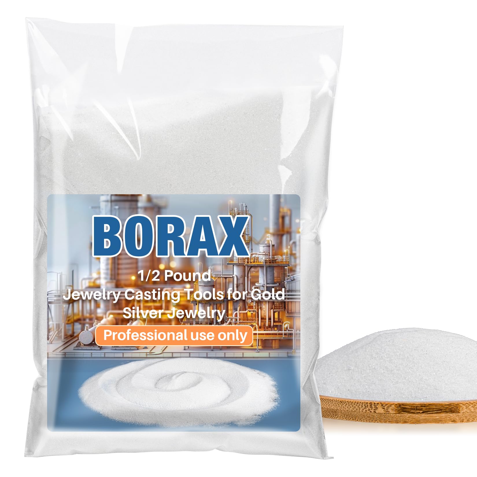 MAQIHAN 7.4oz Borax Flux - Borax Powder for Melting Gold & Silver | Jewelry Cast
