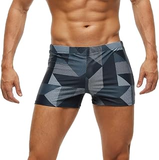 Arcweg Men's Boxer Shorts with Padded Soft Removable Drawstring Adjustable Comfortable