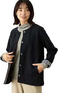 Decoy Liberty 491306 Women's Quilted Cardigan with Liberty Print