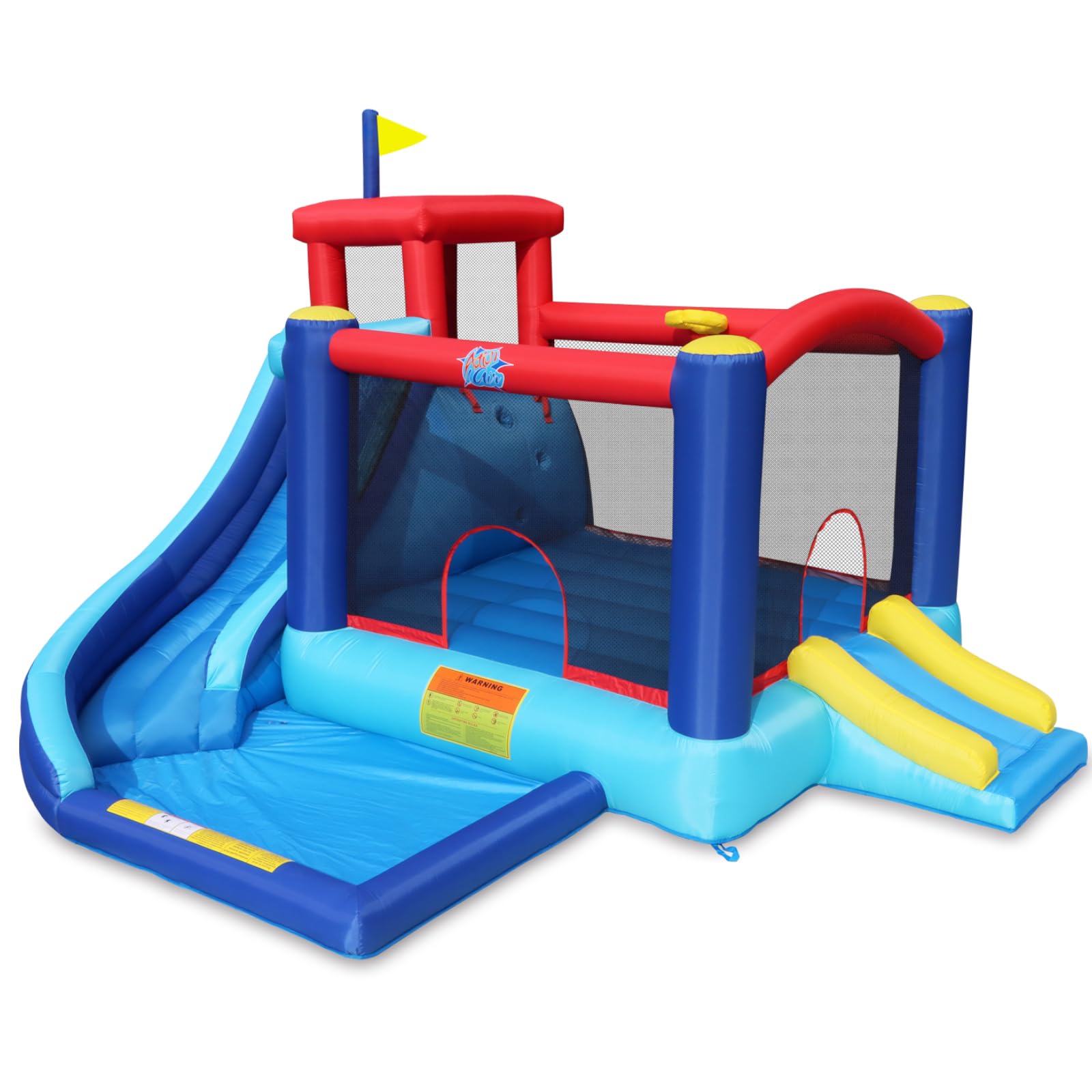 Action Air Bounce House - Inflatable Bouncing House with Blower for Indoor & Out