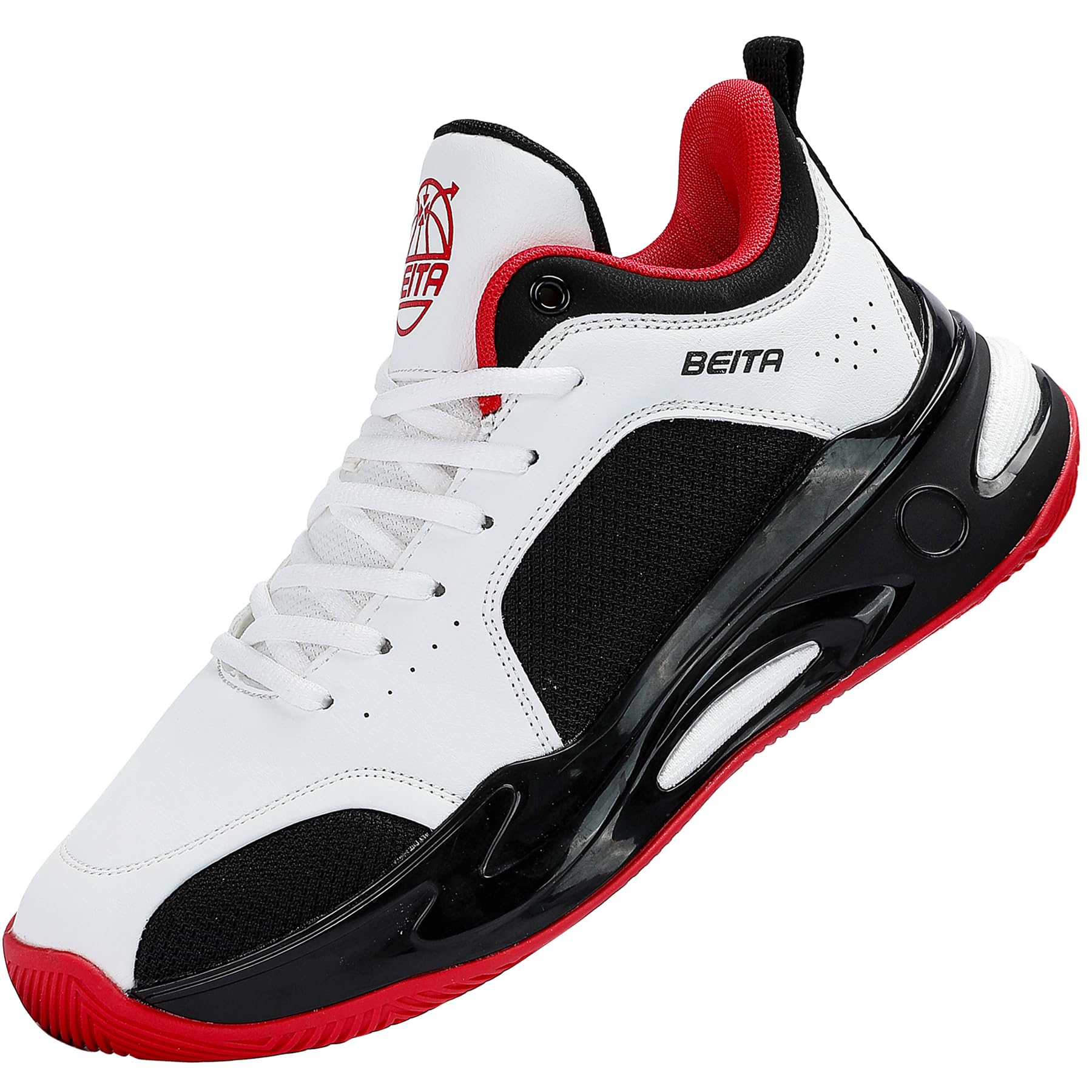Beita Basketball Shoes for Men High Upper Sneakers Breathable Sports Shoes Anti 