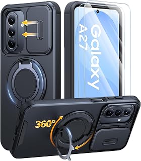 JAME for Samsung Galaxy A27 5G Phone Case with Stand Slide & Camera Cover
