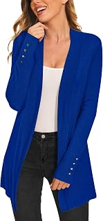 Women's Open Front Long Cardigan Sweaters Dressy Casual