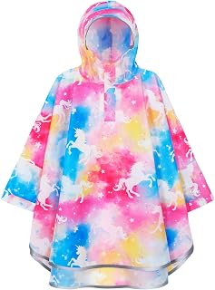 WAWSAM Regenponcho Kinder Wasserdicht Regencape Kinder Leicht