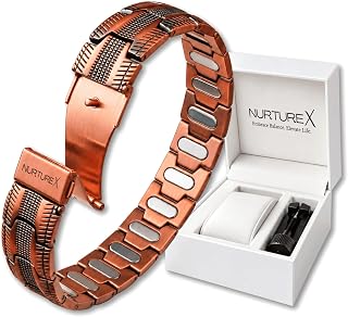 Adjustable Pure Magnetic Bracelet for Men & Women - 10x Strength