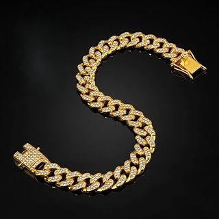 Stainless Steel Dog Collar - Metal Chain Design for Walking and Daily Decoration – Gold