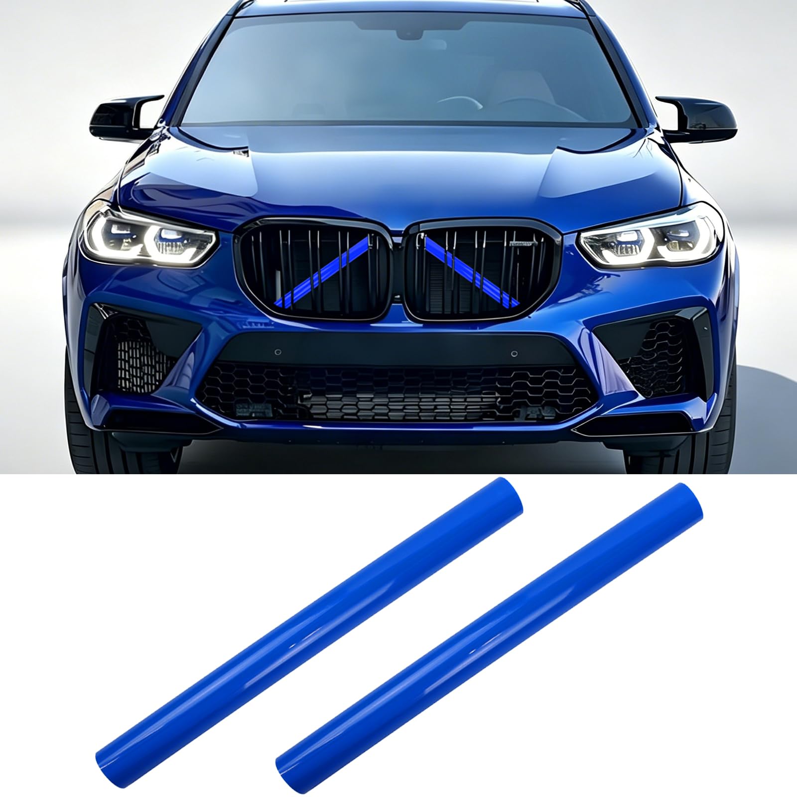 Grille Insert Trims for BMW 2 5 6 7 X1 X2 Series,M-Performance V Brace Wrap Cove