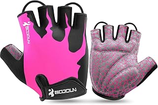 KONVINIT Cycling Gloves Men's Summer Half Finger MTB Gloves, Cycling Gloves for Mountain Bike/Road Bike, Bicycle Gloves Leisure Men and Women, Breathable, Non-Slip Shock Absorption
