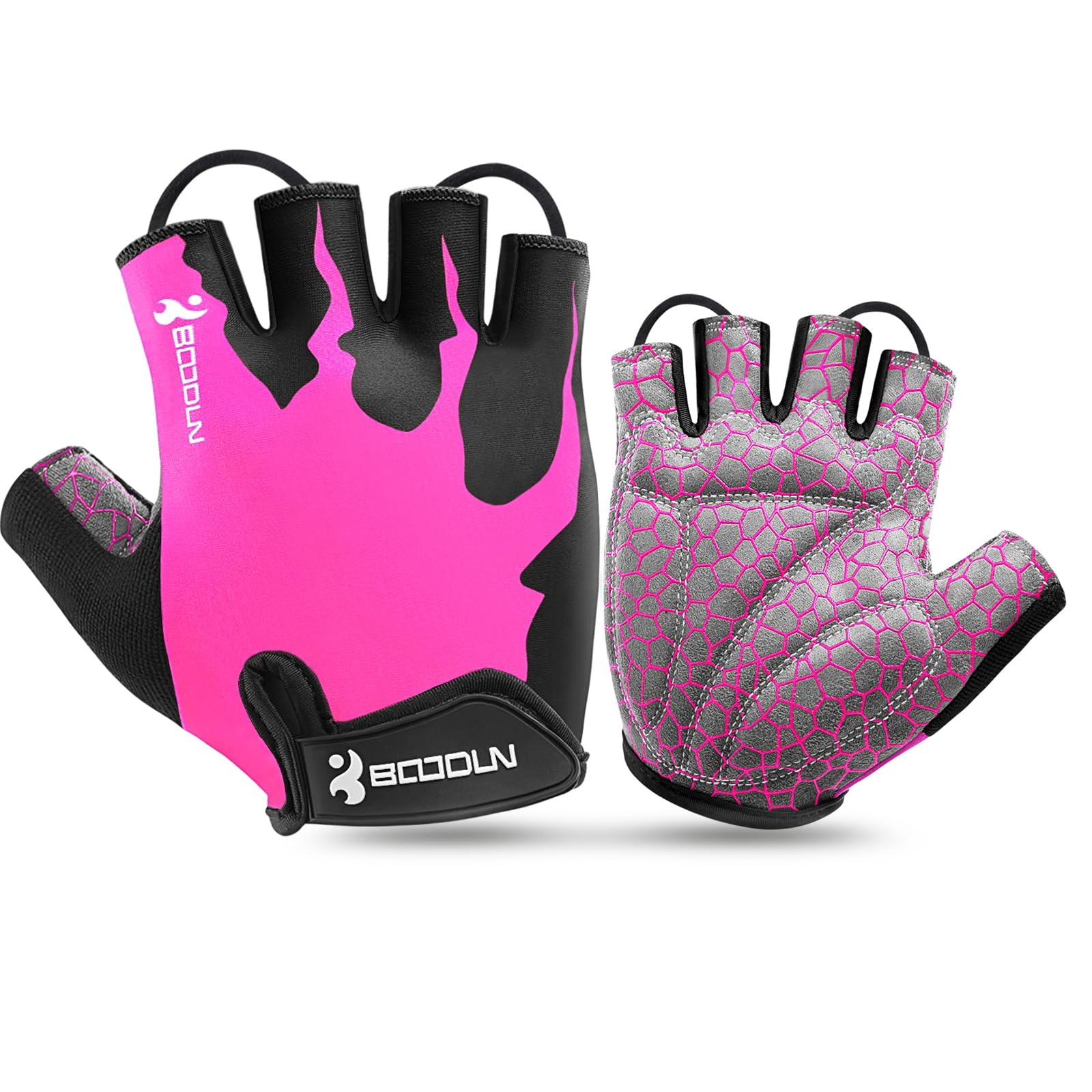 KONVINIT Cycling Gloves Men's Summer Half Finger MTB Gloves, Cycling Gloves for 