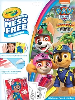 Crayola PAW Patrol Aqua Pups Color Wonder Coloring Set, Mess Free Coloring Pages for Toddlers, Travel Activity, PAW Patrol Toys & Gifts