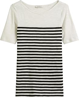 Marc OPolo Women's Striped Organic Cotton T-Shirt