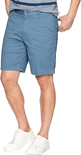 Nautica - 8.5 Inch Classic Flat Fit Stretch Cotton Deck Shorts, Men's Casual Shorts