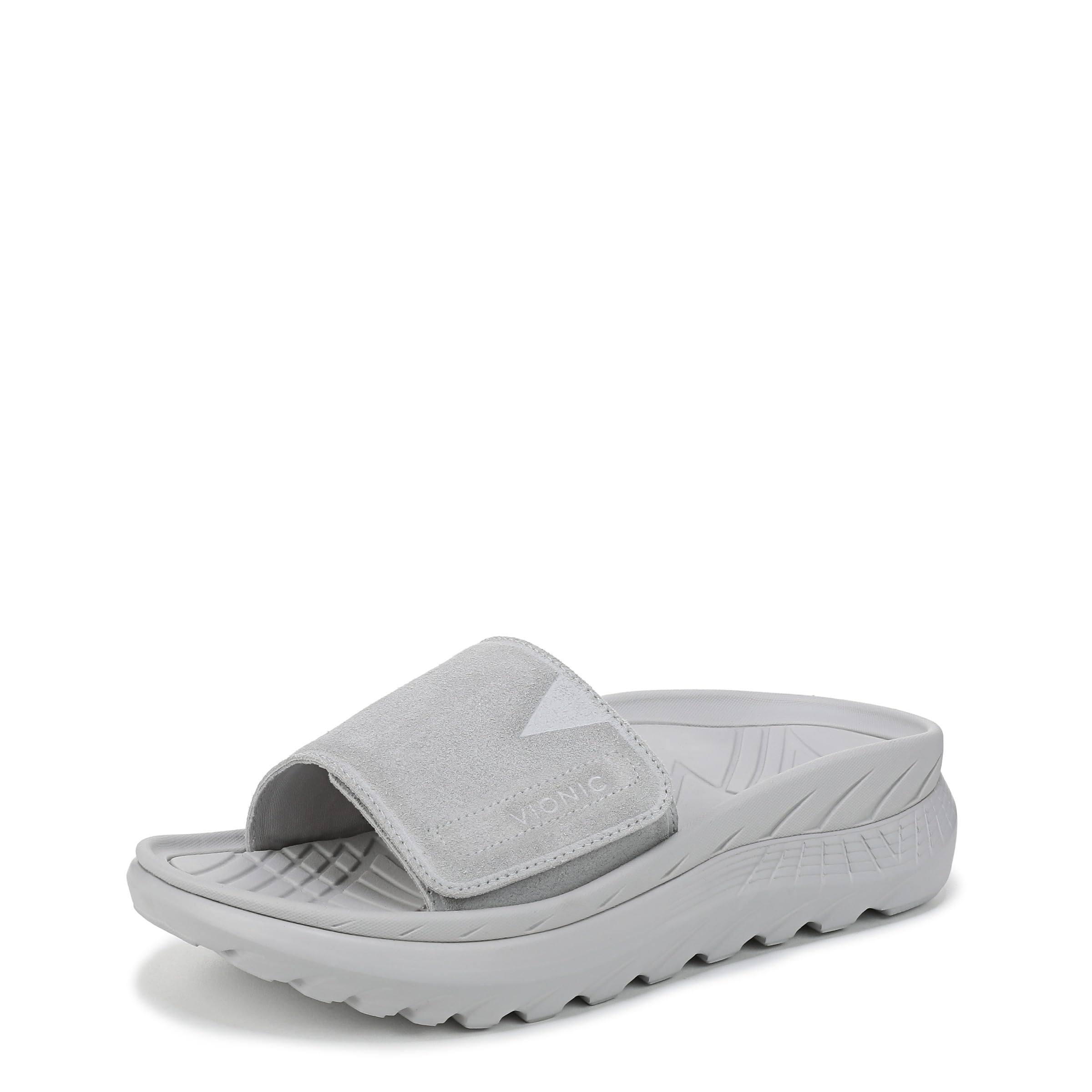 Vionic All Kinds Recovery Sandal Rejuvenate Shoes with Arch Support, Black Synth
