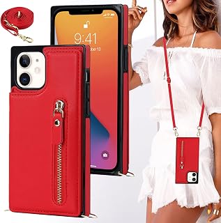 iPhone 12 Mini Case, Shoulder Strap, Back Flip, Notebook Style, Strap Case, String Attached, Card, Crossbody, iPhone 12 Mini, iPhone 12 Mini Case, iPhone 12 Mini Case, iPhone 12 Mini Case, iPhone 12