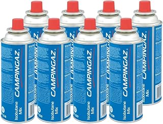 Campingaz CP 250 Valve Gas Cartridge - Isobutane Mix (Pack of 8)
