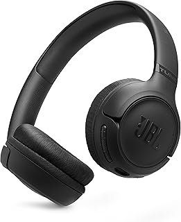 JBL Tune 530BT - Wireless on-Ear Headphones with Bluetooth® 6.0 (Black) | Powerful JBL Pure Bass Sound, 2 beamforming mics for perfect calls, Up to 76 hours (45hrs Talk time) & Multi-point connection