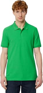 Amazon Essentials Men's Short Sleeve Slim-Fit Cotton Pique Polo Shirt, Breathable Collared