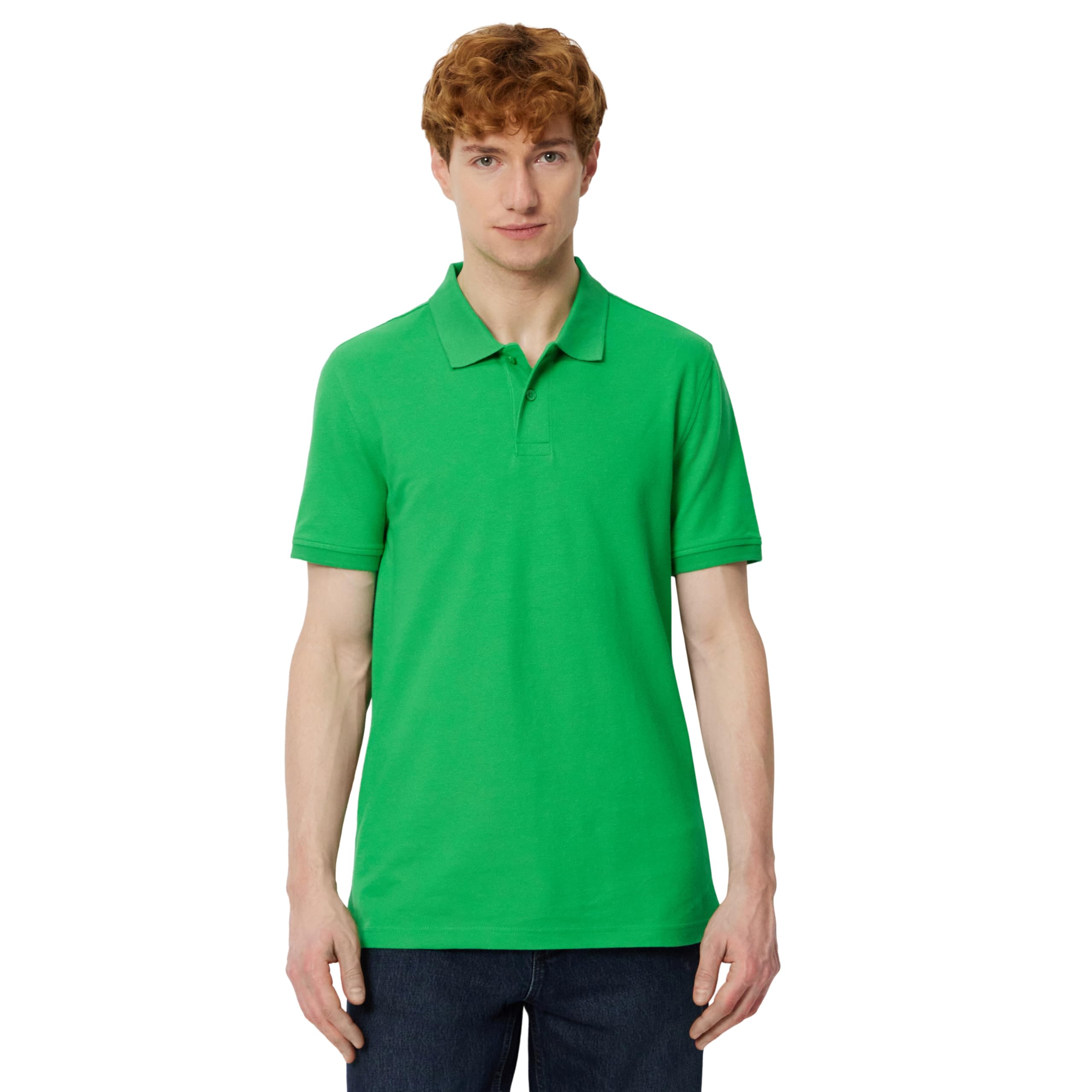 Amazon Essentials Men's Short Sleeve Slim-Fit Cotton Pique Polo Shirt, Breathabl