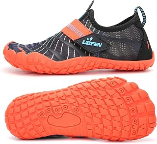 UBFEN Chaussures aquatiques pour enfants, garçons et filles, chaussettes aquatiques, pieds nus, plage, natation, piscine, séchage rapide, légères, tout-petits, petits et grands enfants