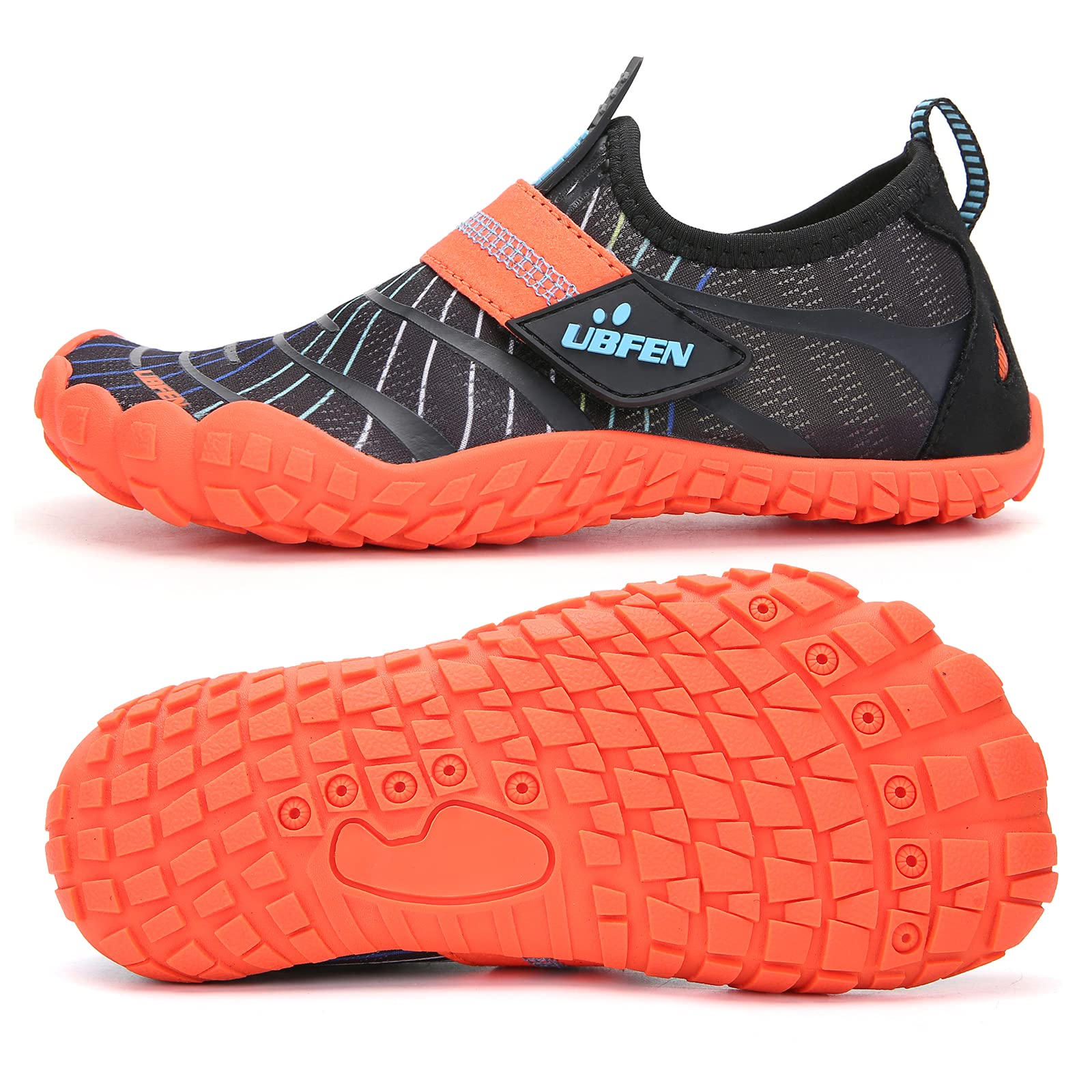 UBFEN Chaussures aquatiques pour enfants, garçons et filles, chaussettes aquatiq