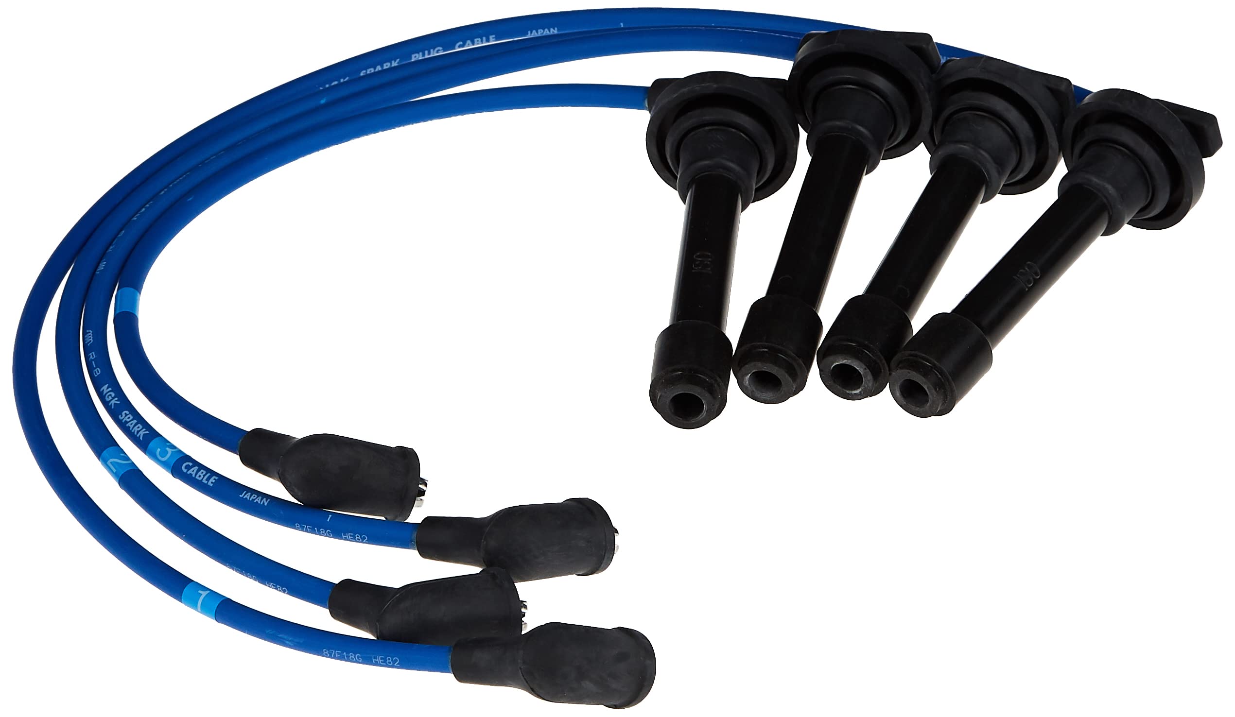 NGK (8041) RC-HE82 Spark Plug Wire Set | Replaces 671-4186 9811 9831 09811 09831